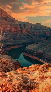 Preview wallpaper grand canyon, canyon, relief, nature, landscape, river