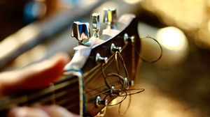 Preview wallpaper guitar, fingerboard, strings