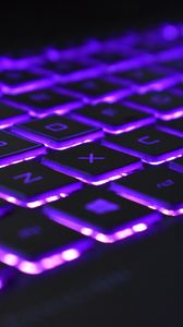 Preview wallpaper keyboard, backlight, purple