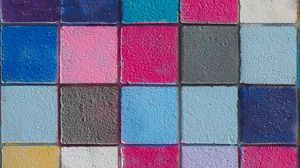 Preview wallpaper tile, colorful, squares, texture